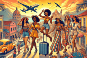 black women travel group, sisterhood of travel, women traveling together