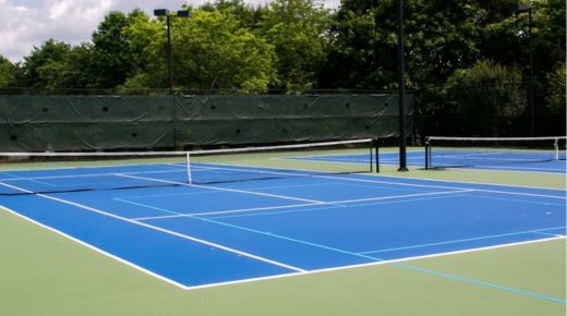 tennis court construction
